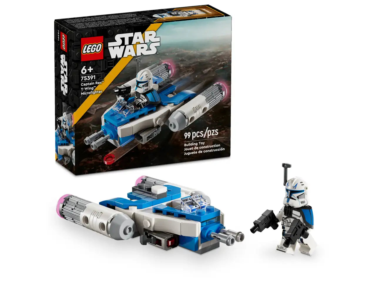 LEGO NEW Captain Rex™ Y-Wing™ Microfighter | 75391 - OGEL BRICKS